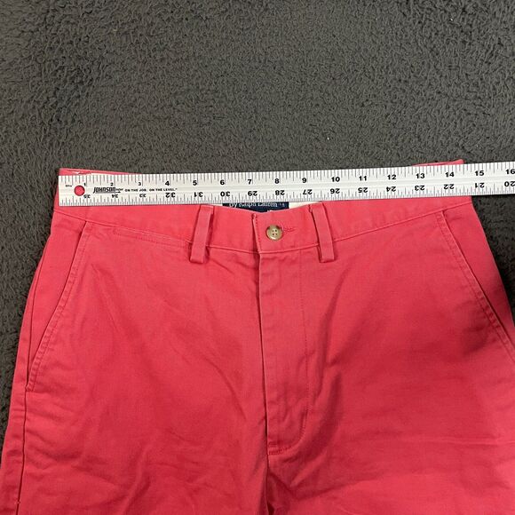 Polo Ralph Lauren Shorts Mens 30 Red Prospect Fit Chino Flat Front Preppy - Picture 9 of 14